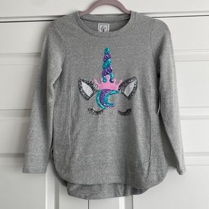 NWT Girls Unicorn Sweater